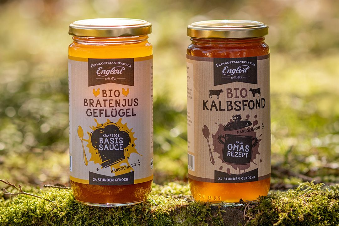 Bio Bratenjus und Bio Fond von Feinkost Englert